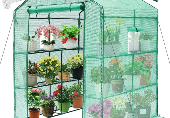 Greengro Outdoor Greenhouse Kit with 3 Tiers